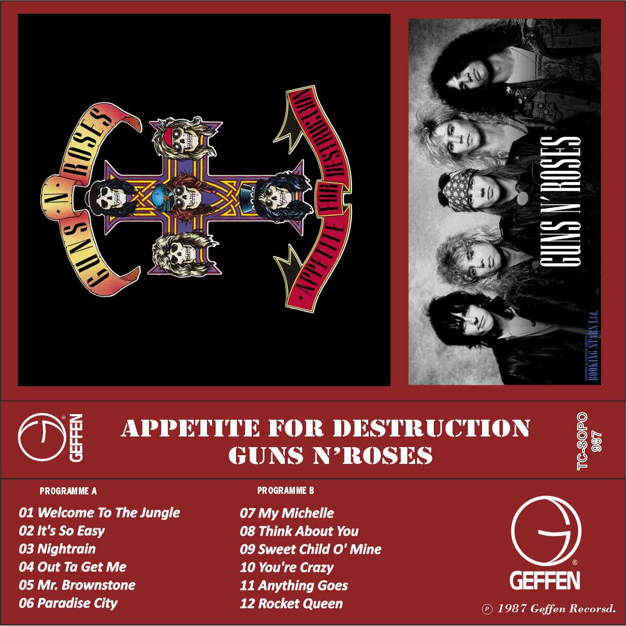 Guns N Roses-Appetite For Destruction
